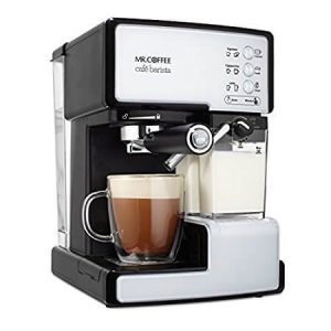 The Mr. Coffee Cafe Barista Espresso Maker with Automatic Milk Frother 