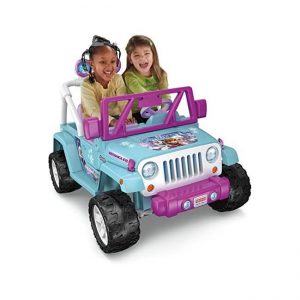 The Power Wheels Disney Frozen Jeep Wrangler 